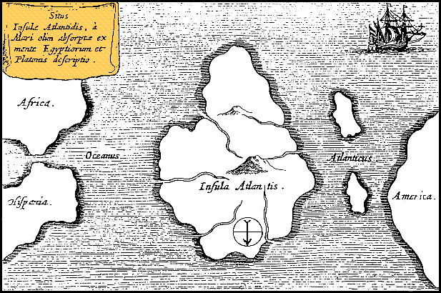 атлантида карта